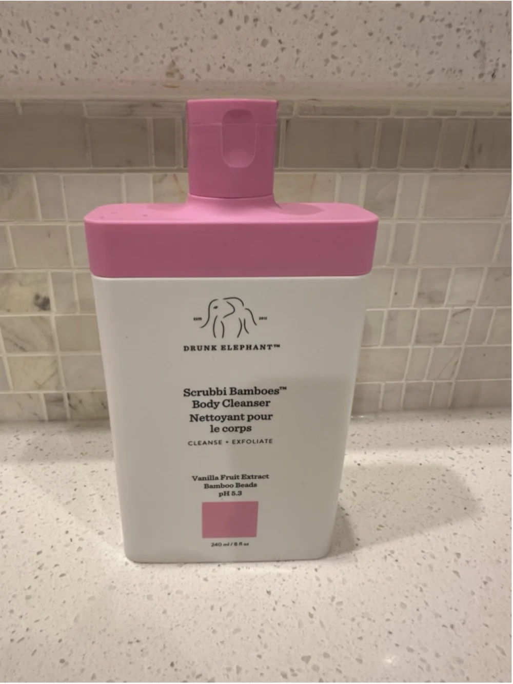 Drunk Elephant Scrubbi Bamboes Cleanser Exfoliant | F/S 8oz | SEALED